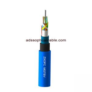 Quality Mining Armored Flame Retardant Cable MGTSV Singlemode Multimode Optional for sale