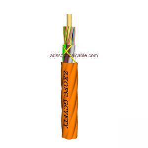Quality Air Blown Gel Free Cable / 12-288 Core Duct Fiber Optic Cable Singlemode GCYFTY for sale
