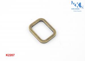 Quality 20mm Inner Size Metal Square Buckle For Handbag Strape Anti - Brass Color for sale