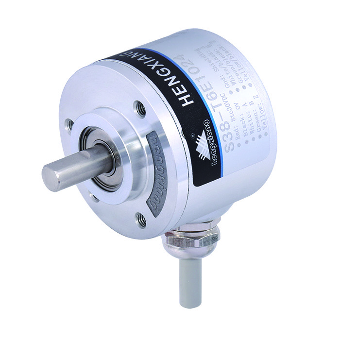 Quality Thickness 28mm Optical Rotary Encoders S38 Shaft Line Driver7272 Output for sale