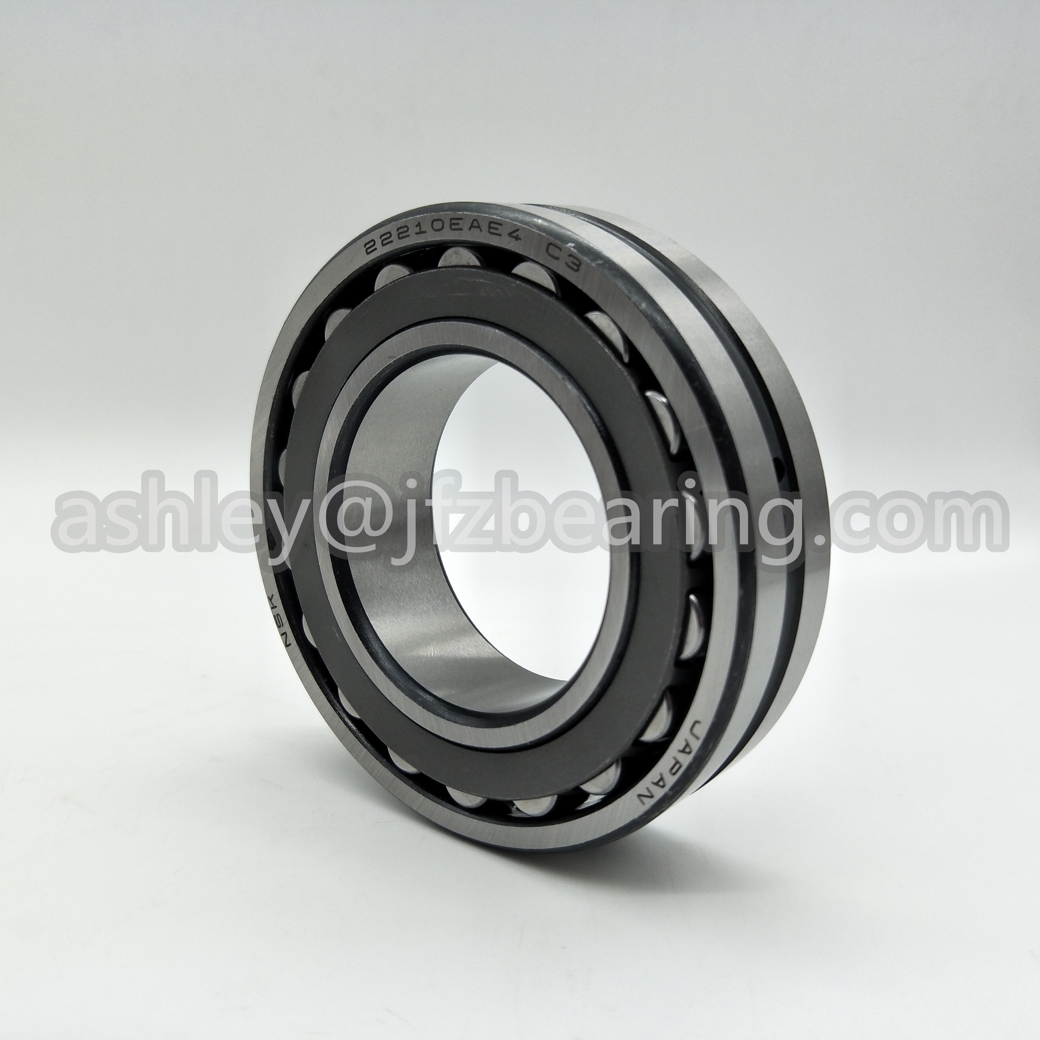 Quality NSK 22210EAE4 Spherical Roller Bearing, Round Bore, Pressed Steel Cage, Metric, 50mm Bore, 90mm OD, 23mm Width for sale
