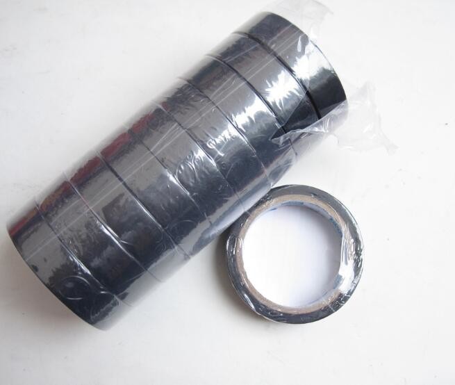 Quality 0.18mmx19mmx10y China factory black/white PVC waterproof electrical insulation tape for sale