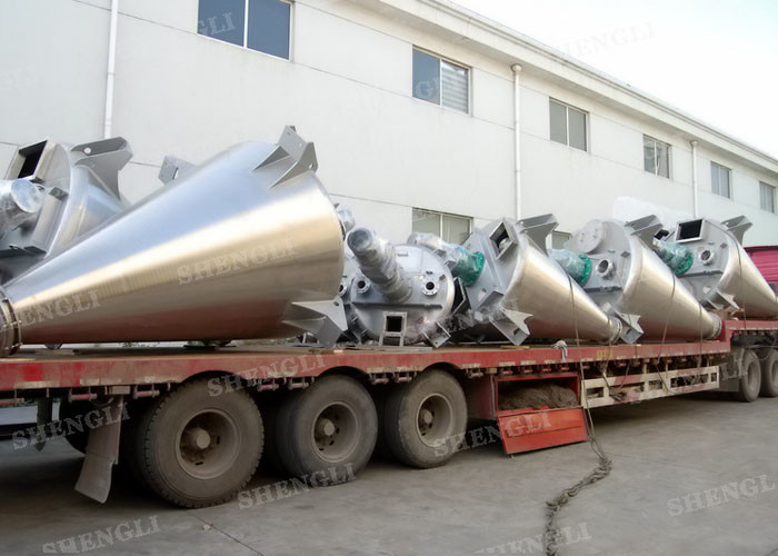 High Speed Conical Screw Blender With Heating And Cooling Auxiliary