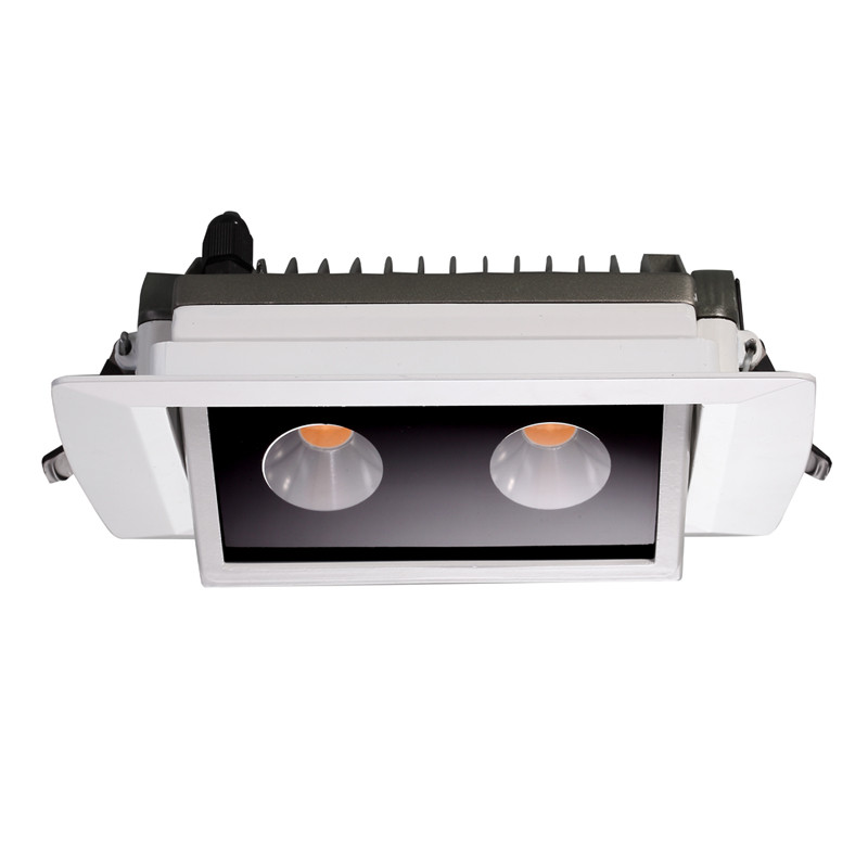 Quality 27W/35W LED Shoplighter LED Downlight with 24D 40D 50D and dimmable for sale