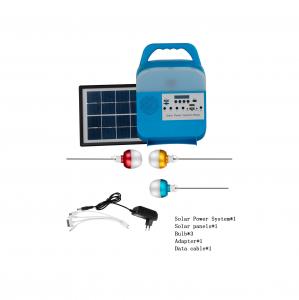 Quality 8000mah Solar Rechargeable Camping Light With MP3 Radio for sale