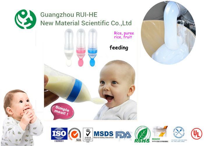 Quality High Transparent Liquid Silicone Rubber For Baby Nipple LSR 6250-50 Shore A 50 High Rebound for sale