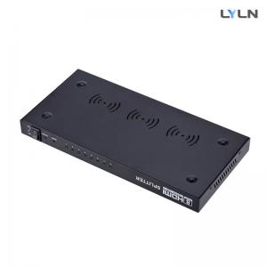 Buy cheap 1in 8out HDMI Signal Splitter , Portable Long Distance Hdmi Splitter from wholesalers