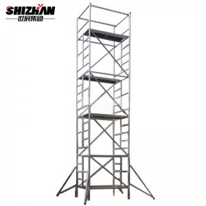 Quality Easy Install Mobile Aluminium Mobile Scaffolding Tower 3D Model for sale