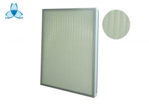 Buy cheap Anodized Aluminum Frame Mini Pleat HEPA Filter For Clean Room / HVAC Applications from wholesalers