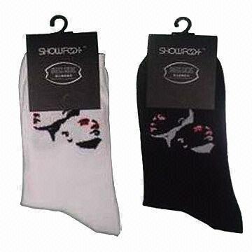 Quality Men's dress socks, Made of 66% combed cotton, 31% polyester and 3% spandex for sale