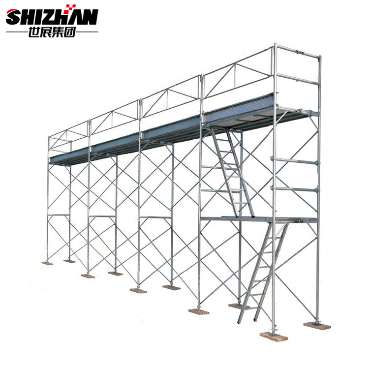 Quality H Frame Aluminium Mobile Scaffolding Tower Easy Install 6m 7m 8m 10m 12m Movable for sale