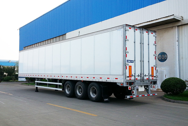 Quality Truck Refrigerated Tractor Trailer Reefer Custom Cargo Trailers High Wall Thickness for sale