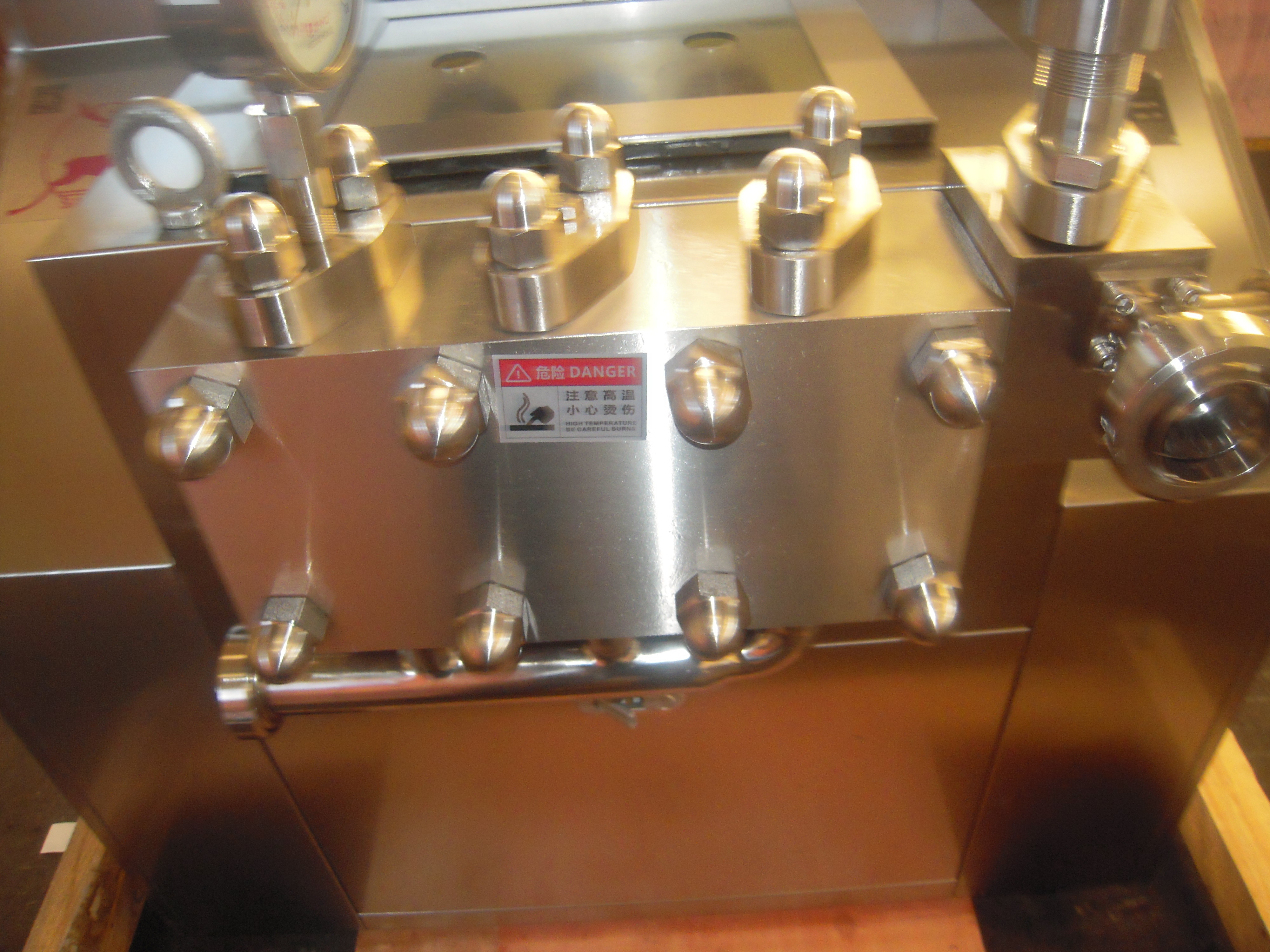 Quality 3000l/H Double Stage Juice Homogenizer Manual Operation for sale
