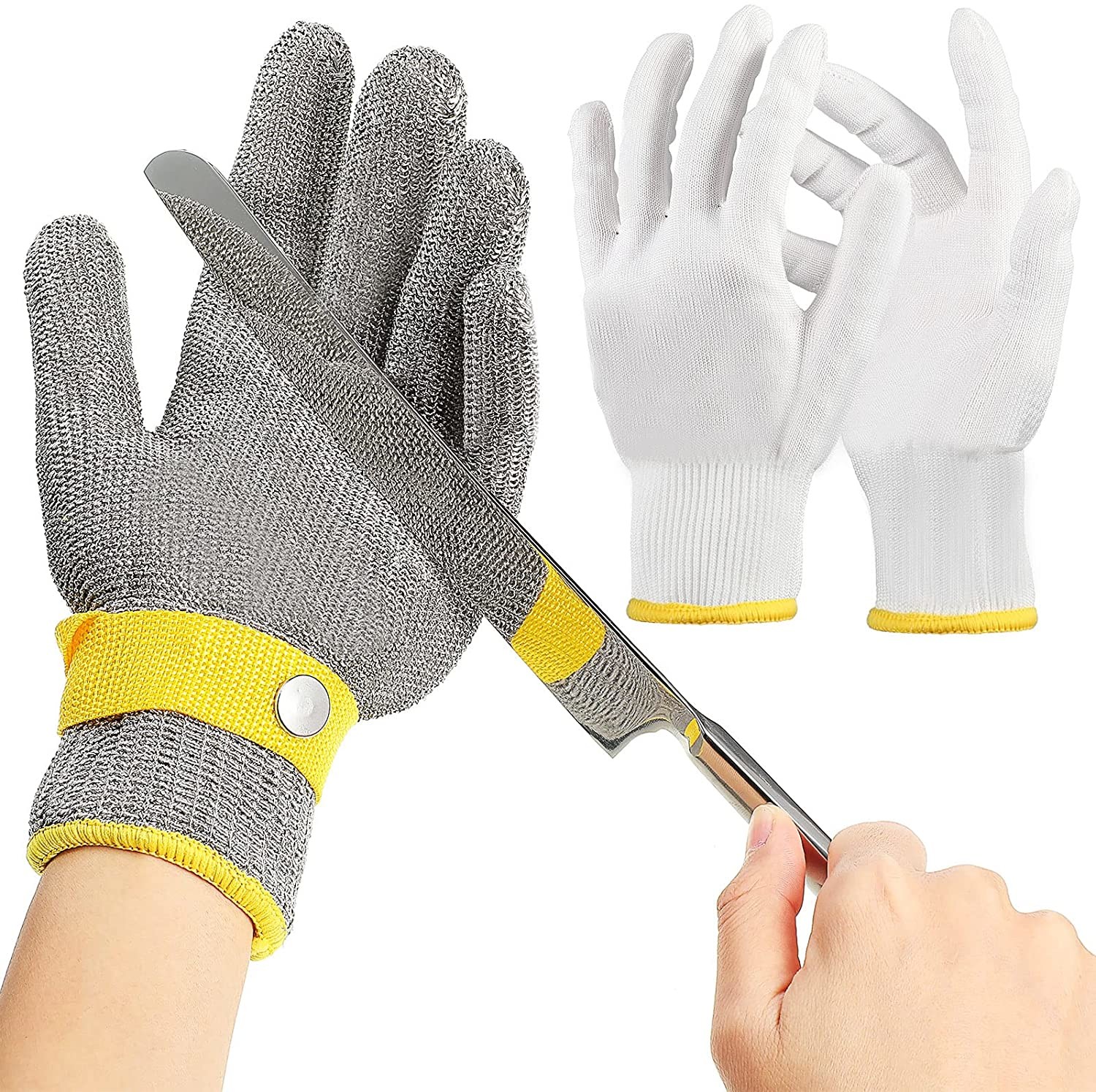 Quality Adjustable Cuff Cut Resistance Hand Gloves for sale
