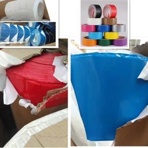 Quality China factory 48mmx50m Strong Adhesion single Sided multi coloured cloth duct tape for industrial use for sale