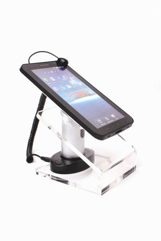 Quality Power and Alarm Acrylic Security Display Stand for Tablet PC for sale