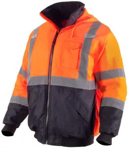 Quality 300D Oxford PU Hi Vis Waterproof Jacket for sale