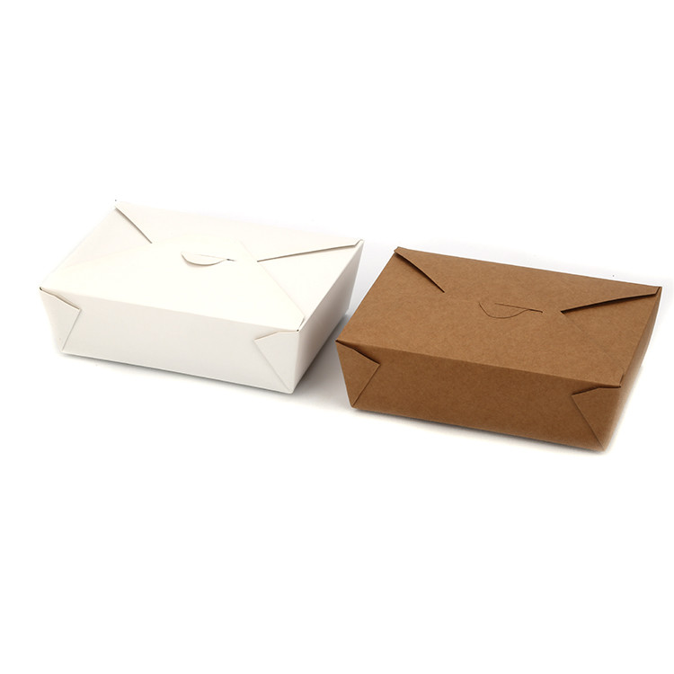 Quality LFGB Kraft Paper Lunch Box for sale