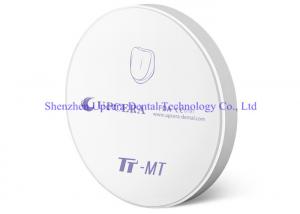 Quality CE Zirconia Based CeramicsTT White 49% Translucent  for Aesthetic Zirconium Veneers Treatments for sale