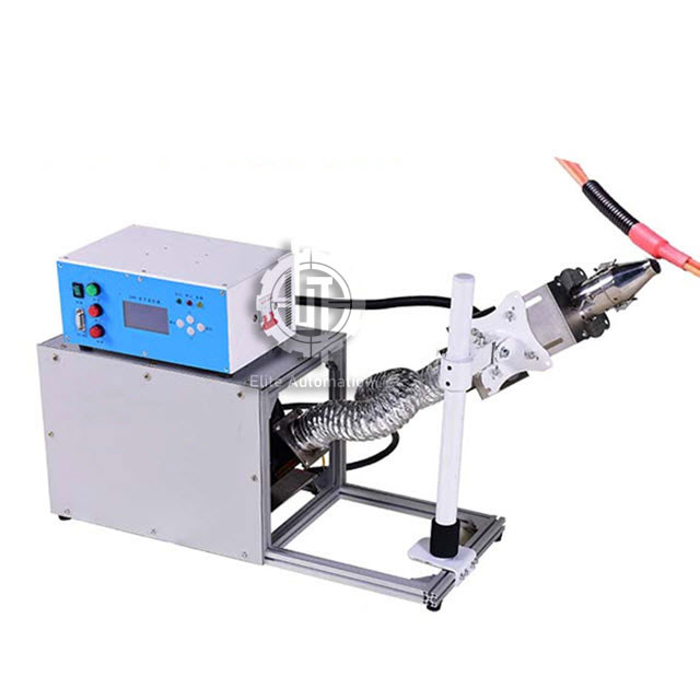 Quality 80M3/H Shrink Tube Heater Cutting Machine 360 Degree Rotation for sale