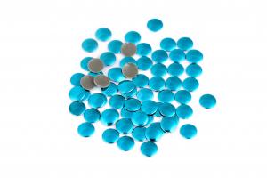 Quality Round Shape Hotfix Nailheads High Color Accuracy Shinning Facets For T Shirts for sale