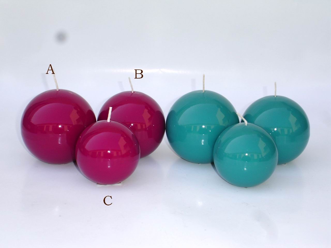 Quality Metallic color ball candle for sale