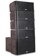 Quality 2*10&quot; two way pro line array speaker system LA210A for sale