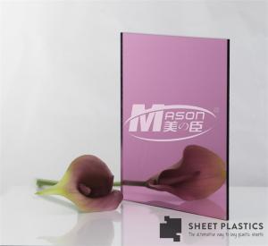 Quality Flexible Mirror Sheet Roll Rose Gold Mirror Acrylic Sheet 4x8 for sale