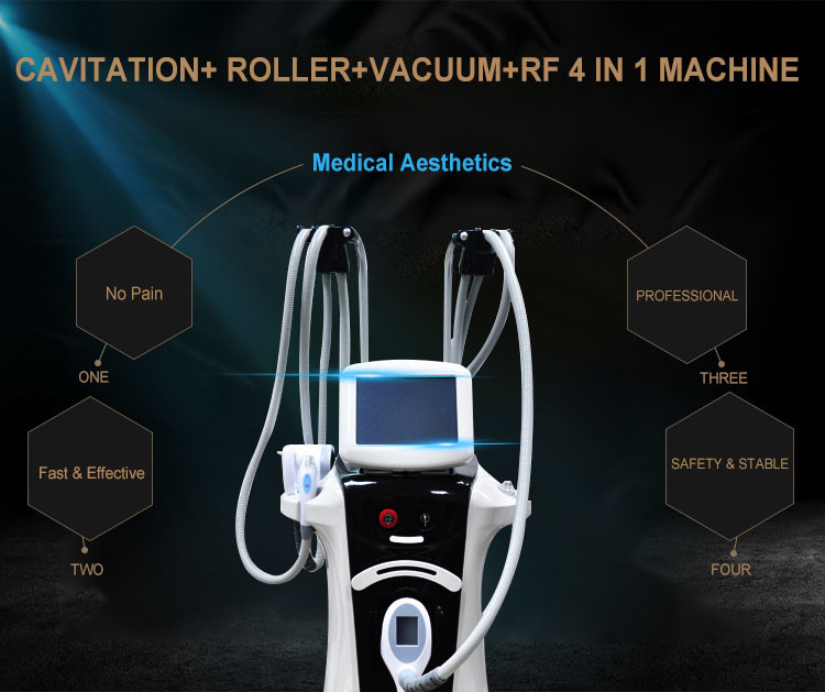 Buy cheap beauty salon/clinic use 4 IN 1 cavatation roller rf and vacuum body velashape from wholesalers
