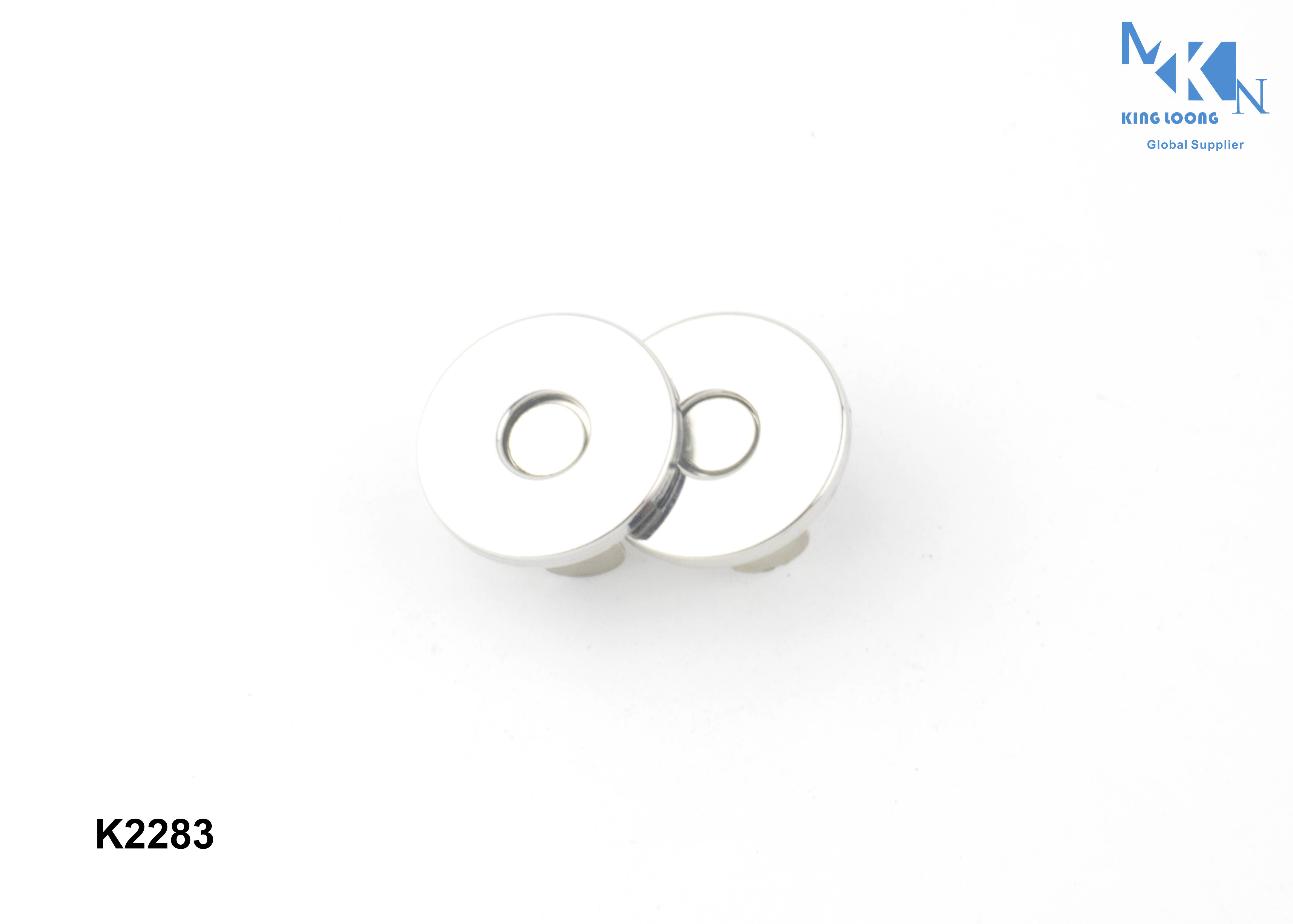 Quality Ultrathin Half Cover Magnetic Button Closure , Handbag Clasps And Closures for sale