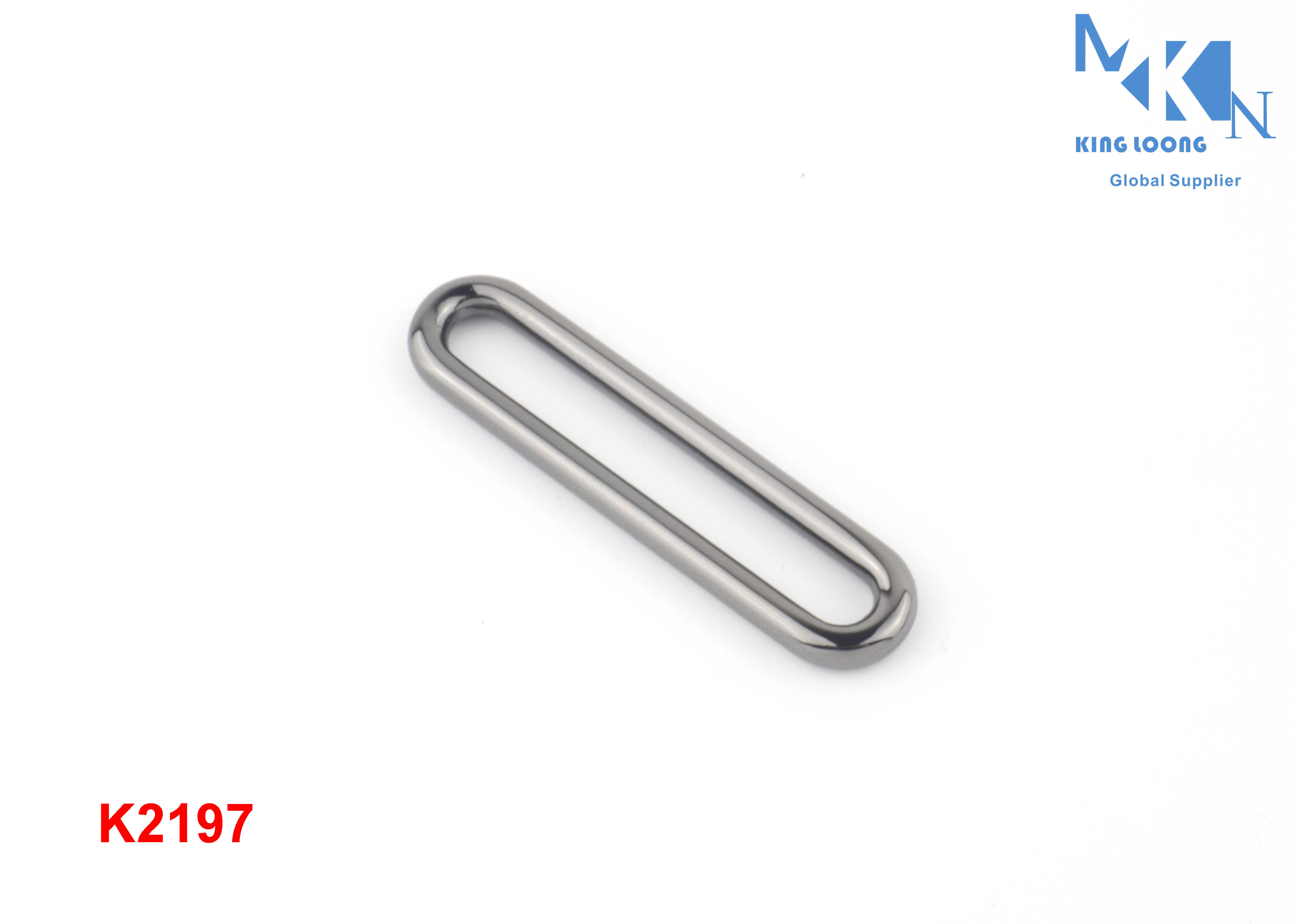 Quality Round Long Metal Square Buckle 32mm Inner Size Zinc Alloy For Belt / Bag for sale