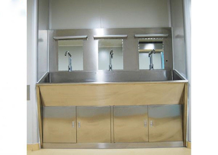 Quality 3 Mirrors Hand Washing Bathroom Basin Cabinets With Three Positions for sale