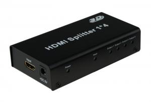 Buy cheap HDMI 1.3 4 Way HDMI SPLITTER BOX 1x4 Port support Full HD 1080P 3D from wholesalers