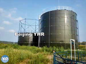 Quality Gas Impermeable Glass Lined Water Storage Tanks Capacity 20 M³ To 18000 M³ for sale