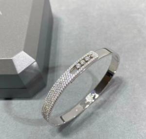 Quality Luxury Brand 18K Gold Diamond Bracelet Chic Elegant Messika Move Bracelet for sale