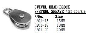 Buy cheap Swivel Head Pulleys from wholesalers