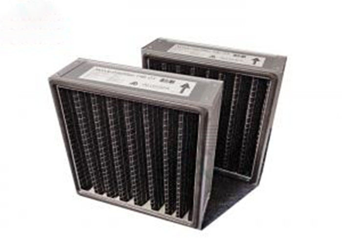 Quality Activated Carbon V Bank Filter Pleated Panel Thickness 1" 2" 4" Customized Size for sale