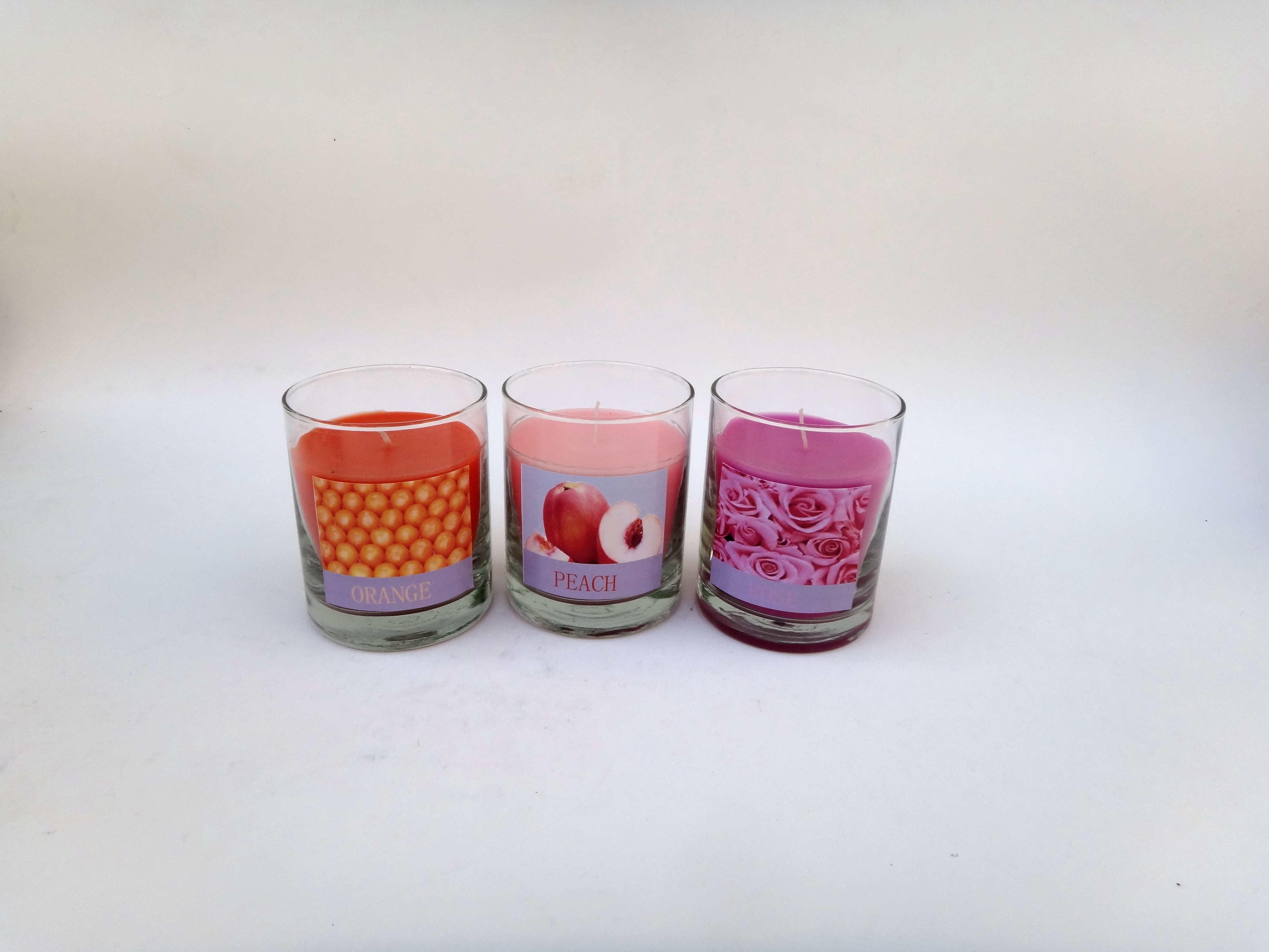 Quality scented glass jar candle for sale