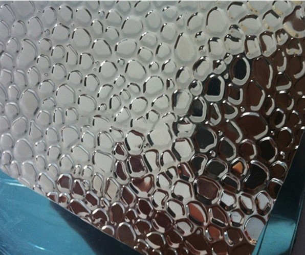 Quality PVDF Coated Embossed Aluminum Sheet 2500mm Width No Scratches For Lighting for sale