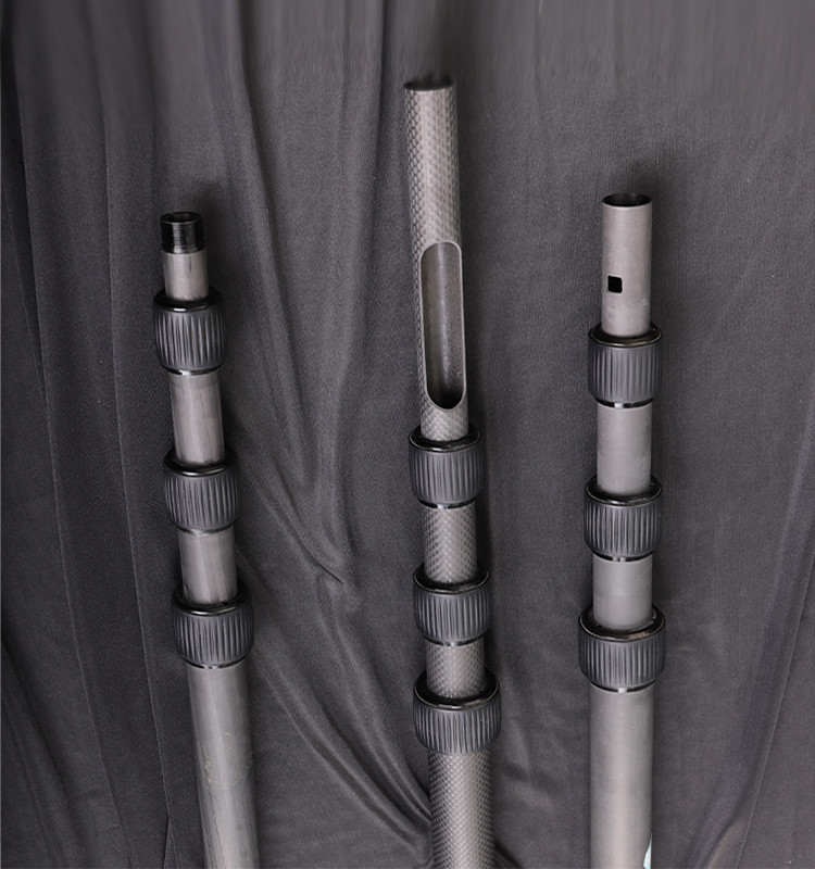 Quality Flexible 3k Rolling Tapered High Modulus Carbon Fiber Pole for sale