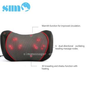 Quality One Button Control Electric Massage Pillow Homedics 3d Shiatsu Massage Pillow With Heat for sale