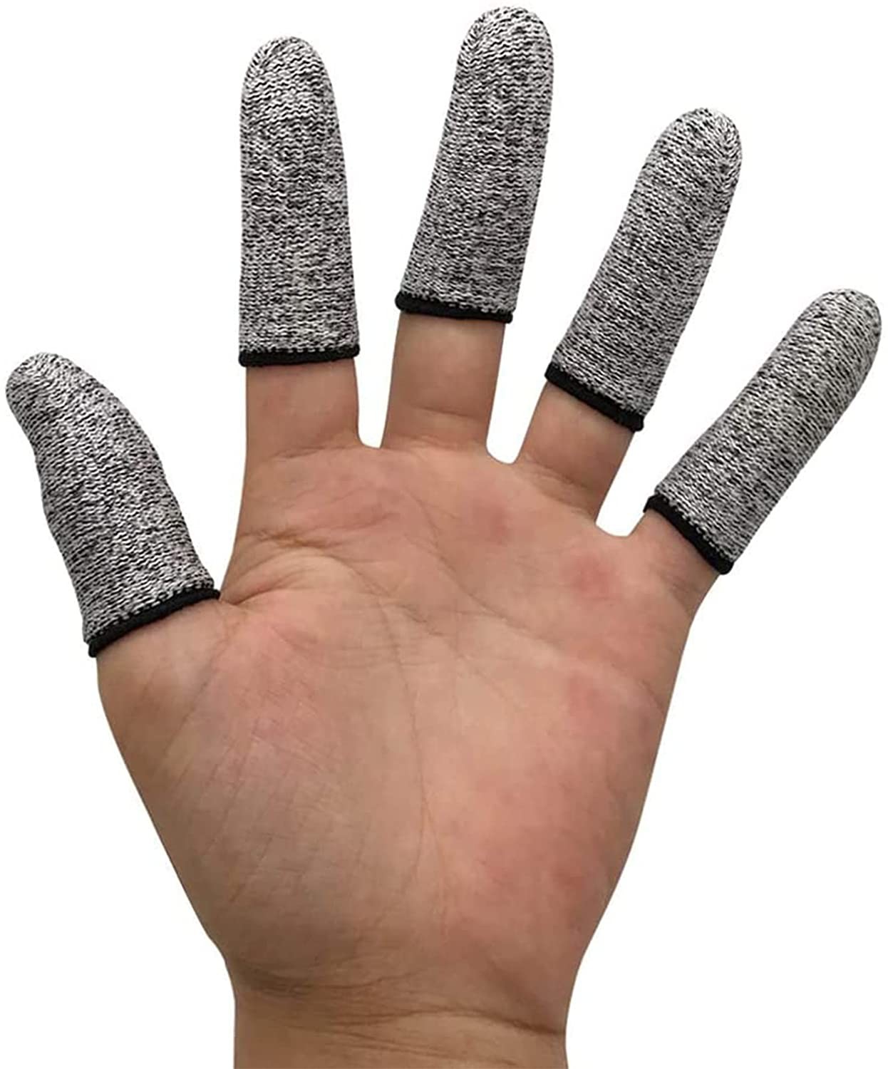Quality EN420 EN388 Cut Resistant Gloves Level 5 HPPE Forefinger Pinky Anti Cut Finger Protector for sale