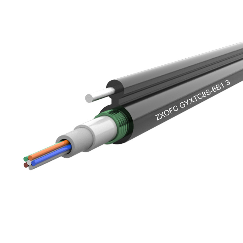 Quality 4 Core Single 1300nm G652D Figure 8 Fiber Optic Cable GYXTC8S for sale