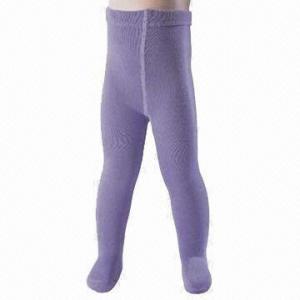 Quality Baby Cotton Tights, Made of 66% Cotton, 31% Polyester and 3% Spandex for sale