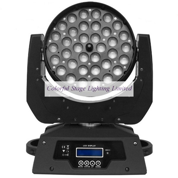 Quality High quality CE RoHs 36 x 10W RGBW Zoom LED Moving Head Wash Light for sale