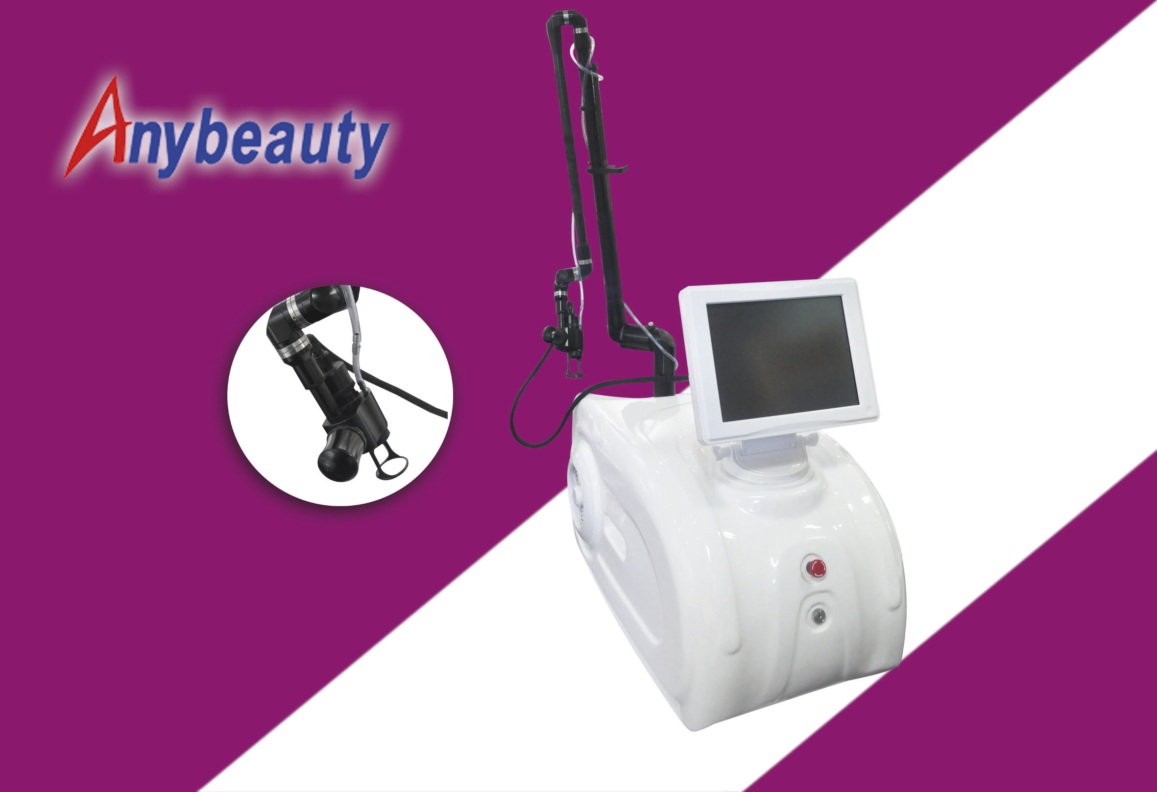Quality Mini Sise Portable Co2 Fractional Laser Machine Equipment Lightweight for sale