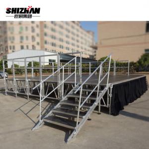 Quality Adjustable folding portable stage wedding platform stage for sale