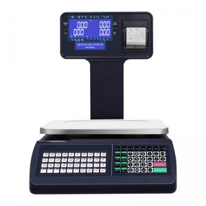 Quality Dual Screen Design Digital Barcode Label Printing Scale Max Capacity 30kg for sale