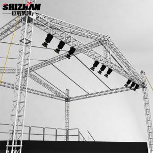 Quality Spigot Bolt Aluminum Stage Light Truss Frame Structure Stage Exhibition for sale