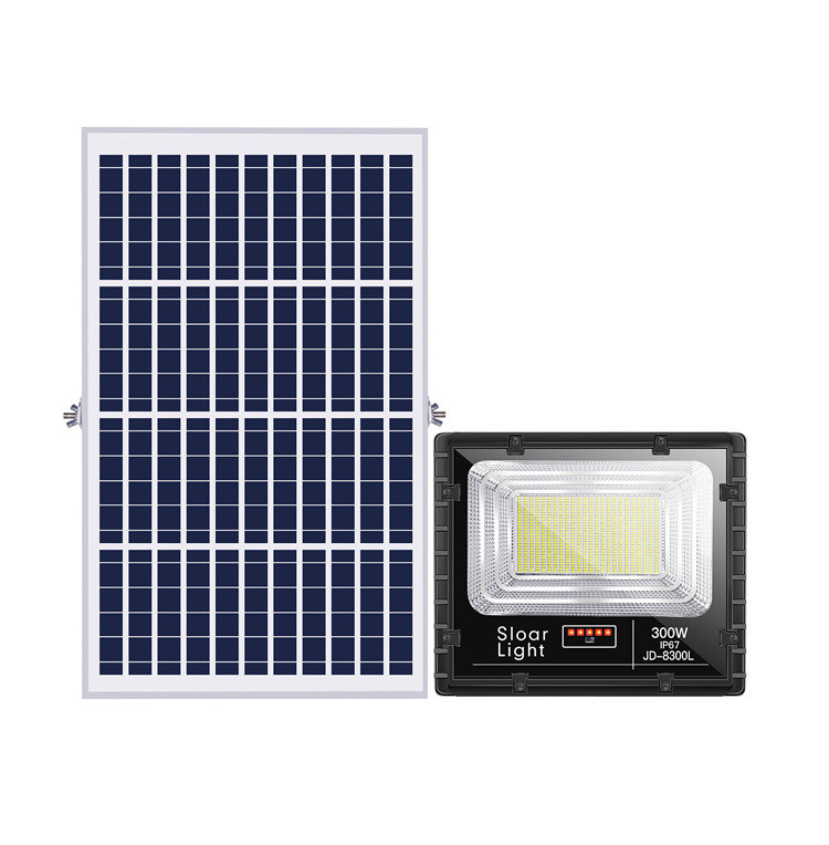 Quality 500W Solar LED Floodlight With Remote Control Lithium Battery Off Grid for sale